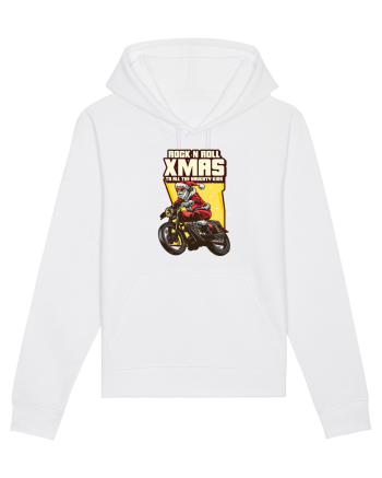 Rock n roll Christmas - Biker Santa White
