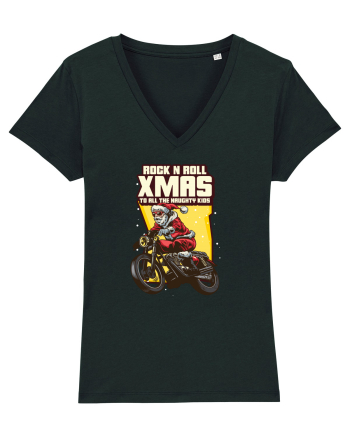 Rock n roll Christmas - Biker Santa Black