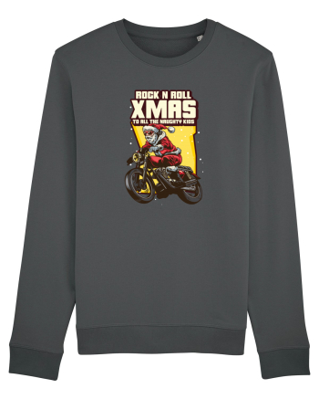 Rock n roll Christmas - Biker Santa Anthracite