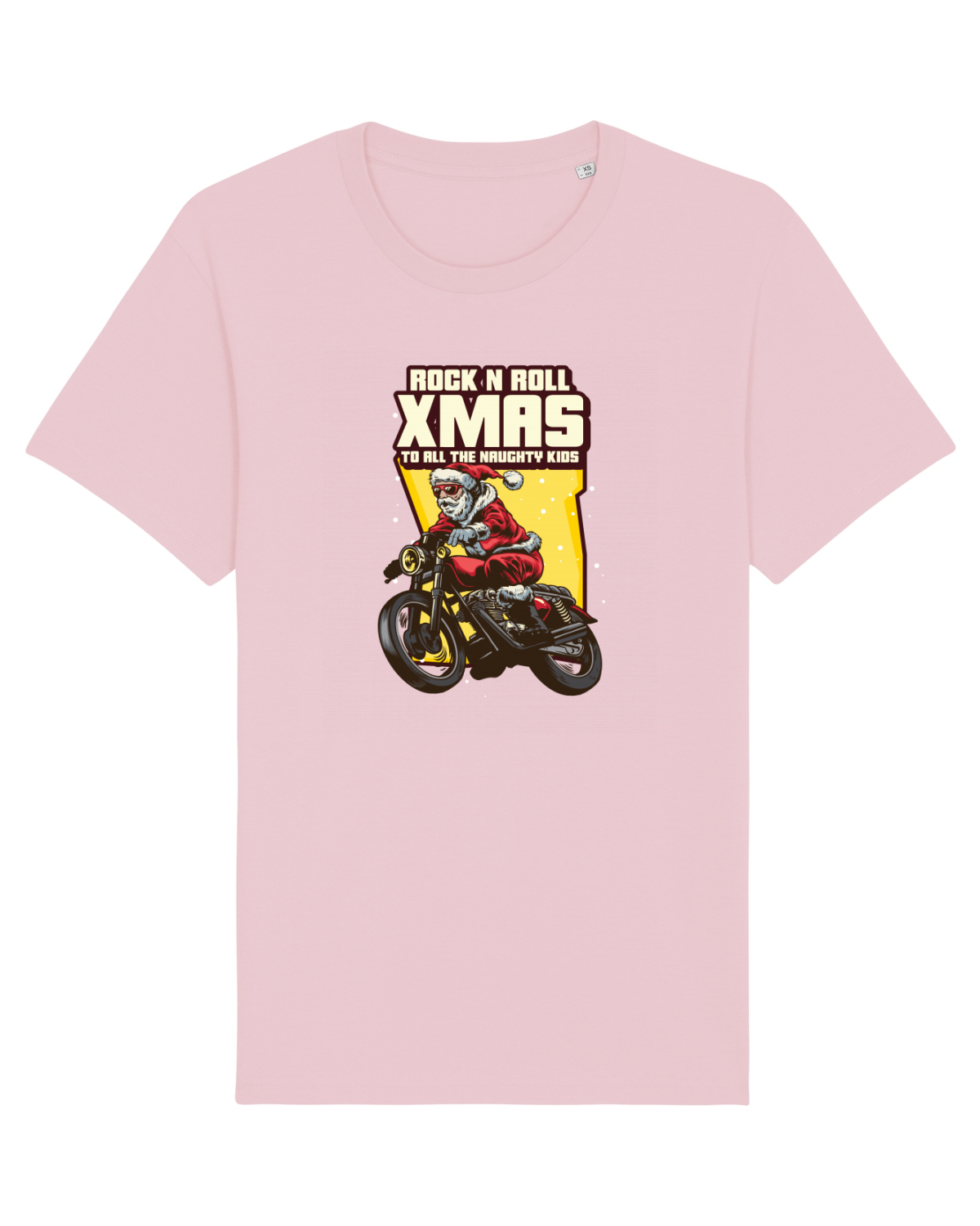 Tricou mânecă scurtă Unisex Rocker Cotton Pink
