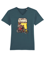 Rock n roll Christmas - Born free Tricou mânecă scurtă guler V Bărbat Presenter