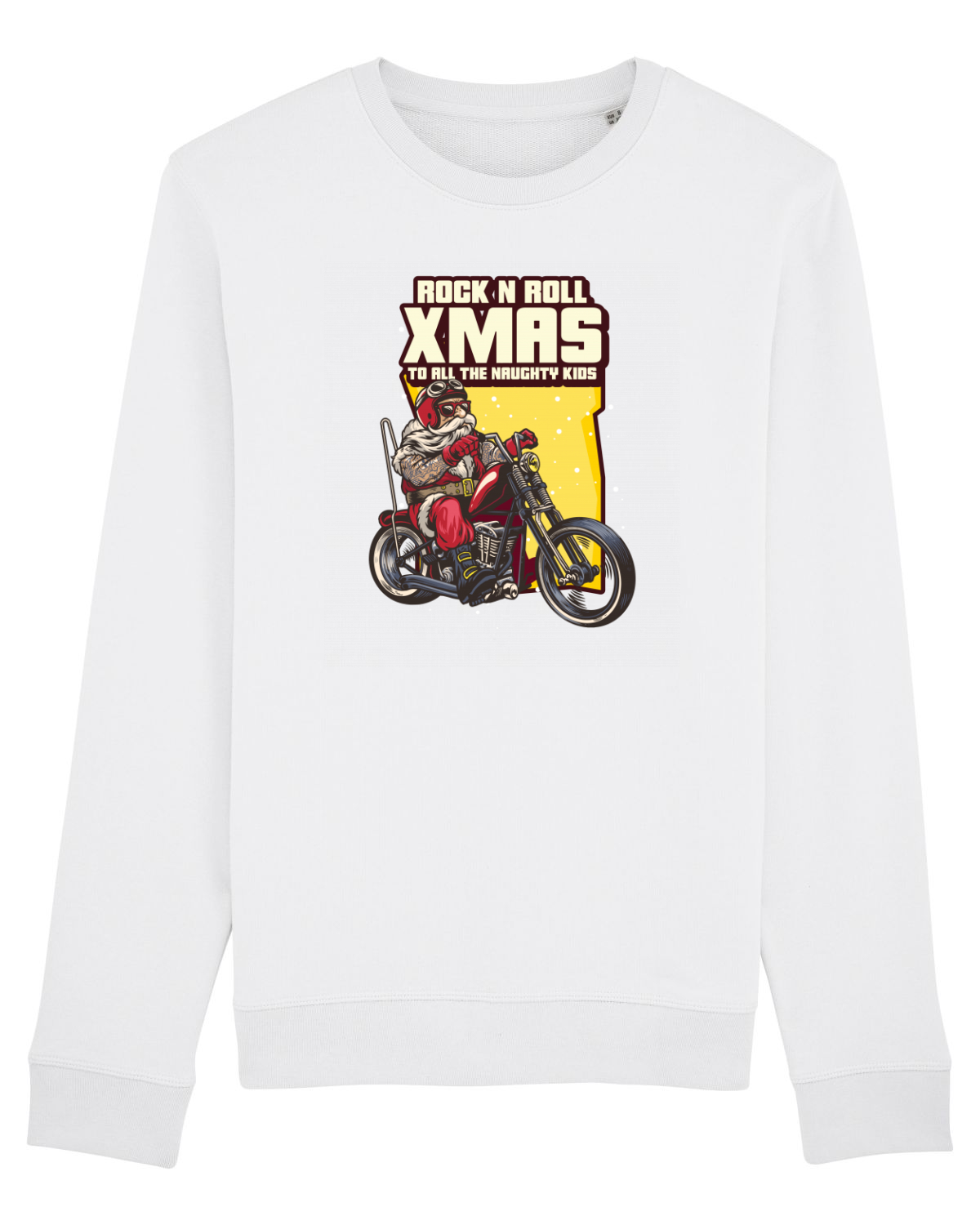 Bluză mânecă lungă Unisex Rise White