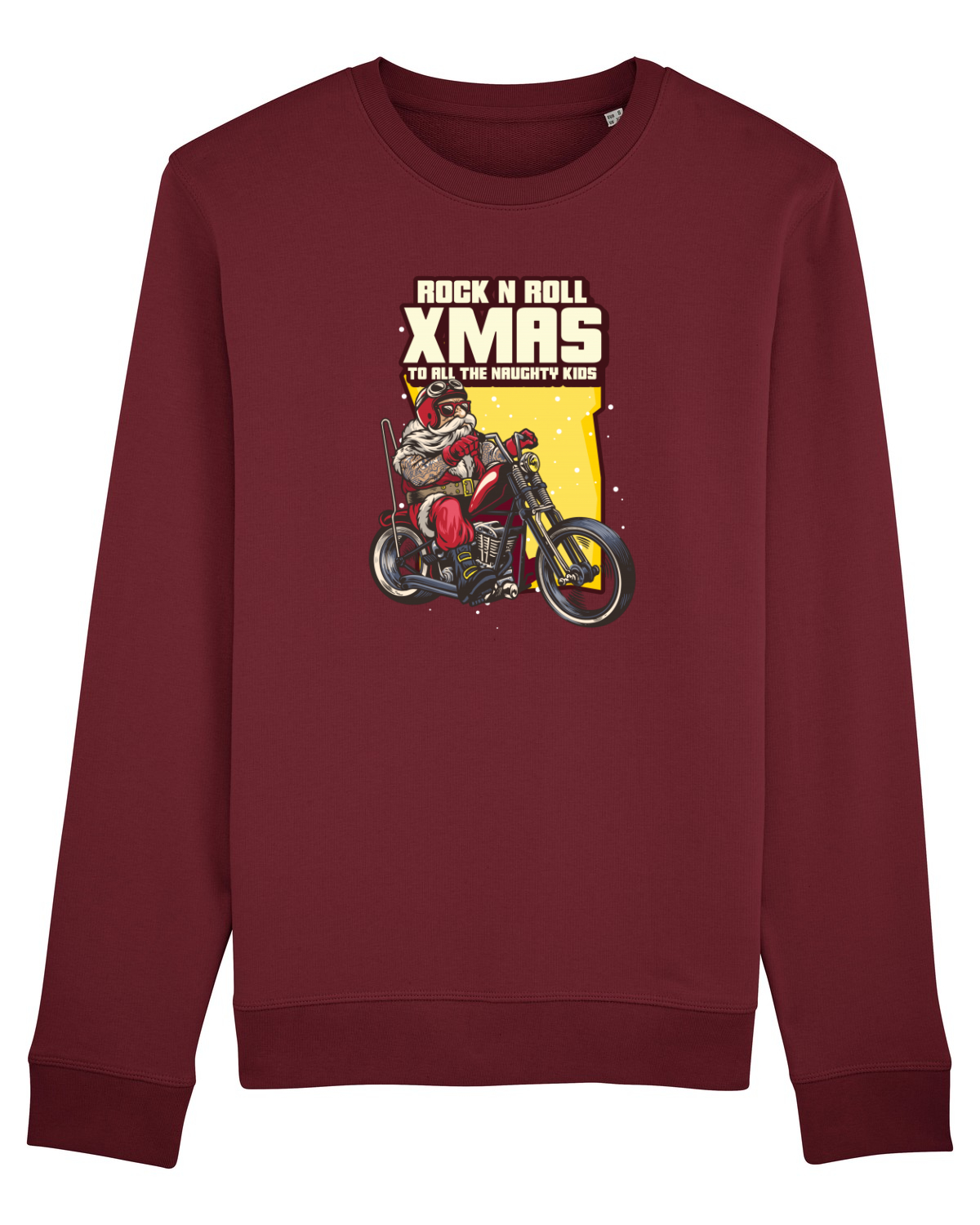 Bluză mânecă lungă Unisex Rise Burgundy