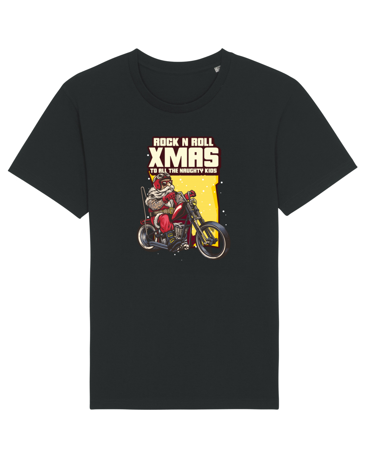 Tricou mânecă scurtă Unisex Rocker Black