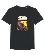 Rock n roll Christmas - Born free Tricou mânecă scurtă guler larg Bărbat Skater