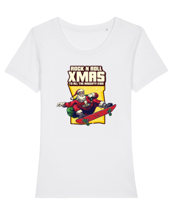 Rock n roll Christmas - Born to skate White
