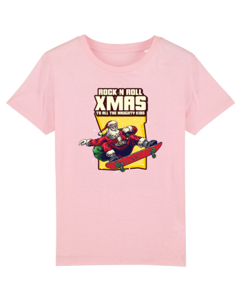 Rock n roll Christmas - Born to skate Cotton Pink