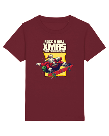 Rock n roll Christmas - Born to skate Burgundy