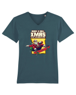 Rock n roll Christmas - Born to skate Tricou mânecă scurtă guler V Bărbat Presenter