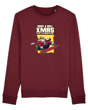 Rock n roll Christmas - Born to skate Burgundy