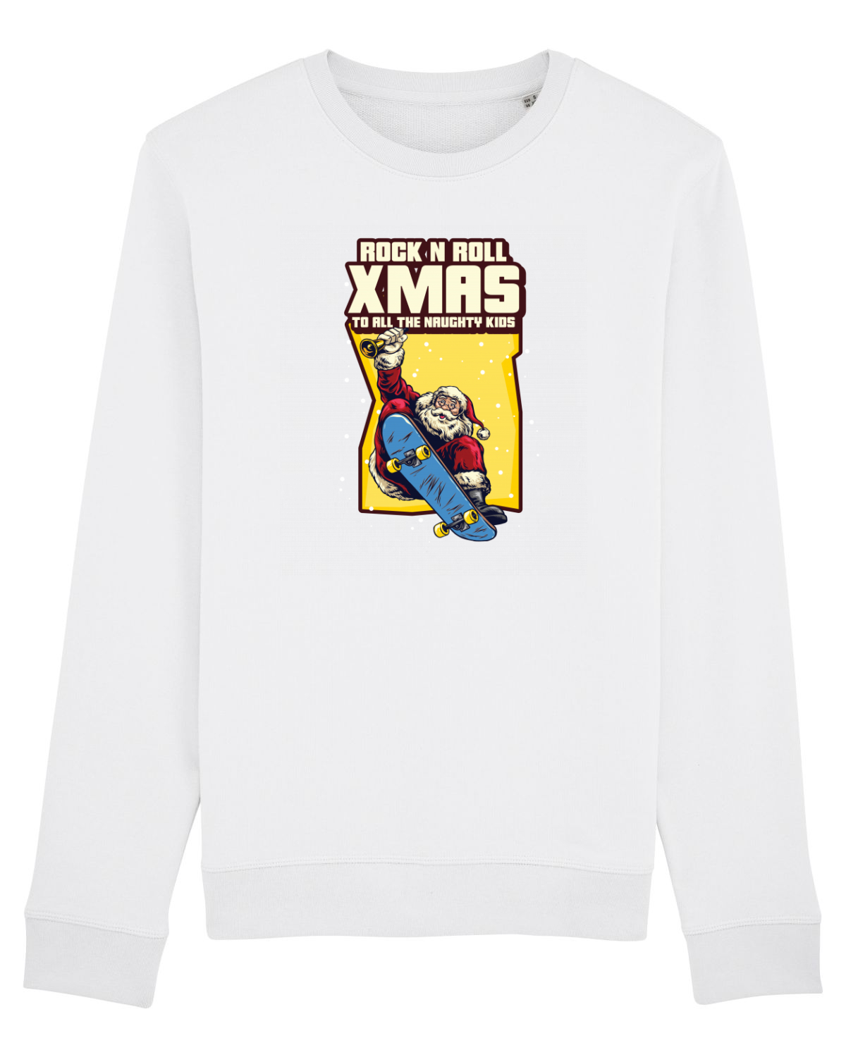 Bluză mânecă lungă Unisex Rise White