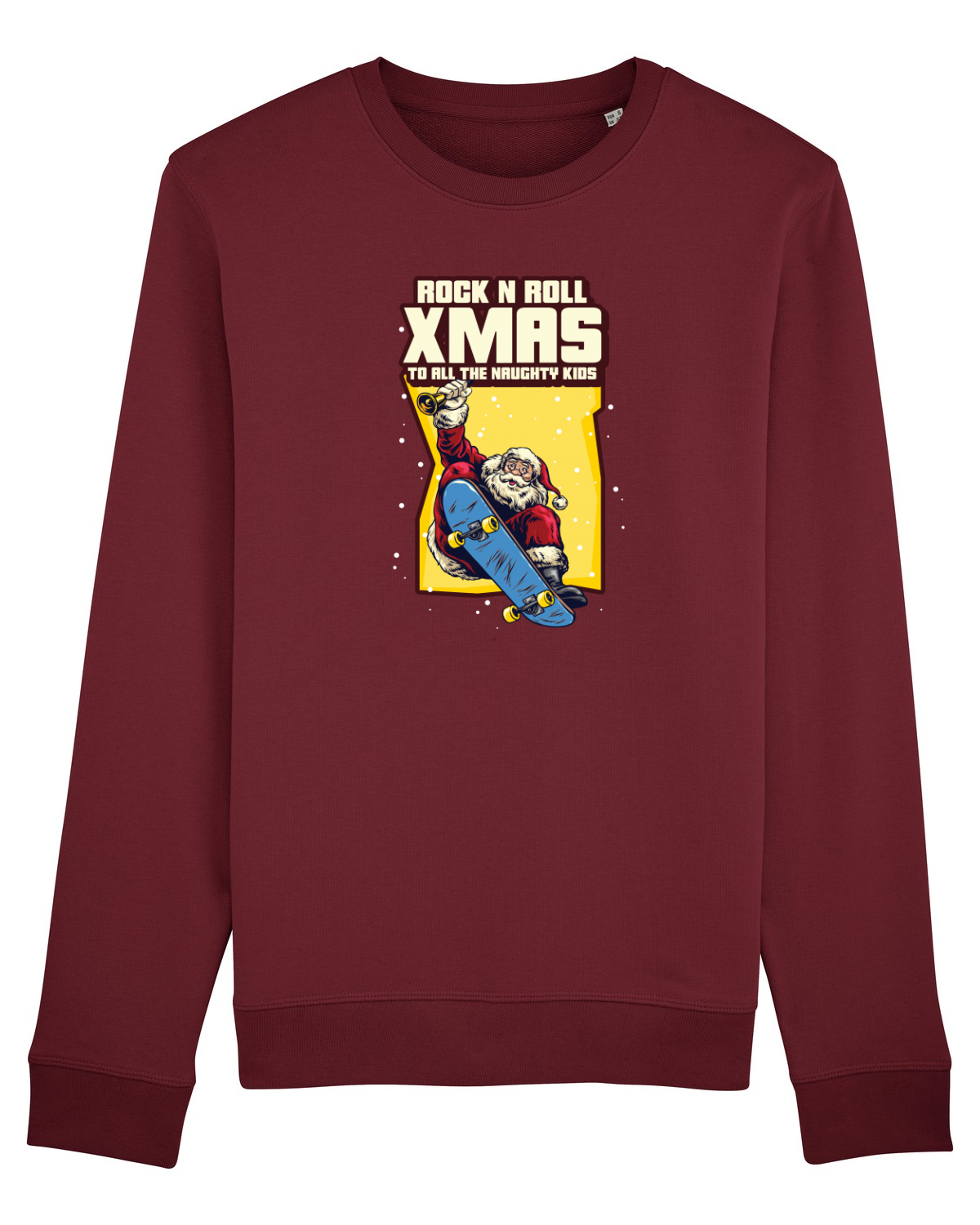 Bluză mânecă lungă Unisex Rise Burgundy