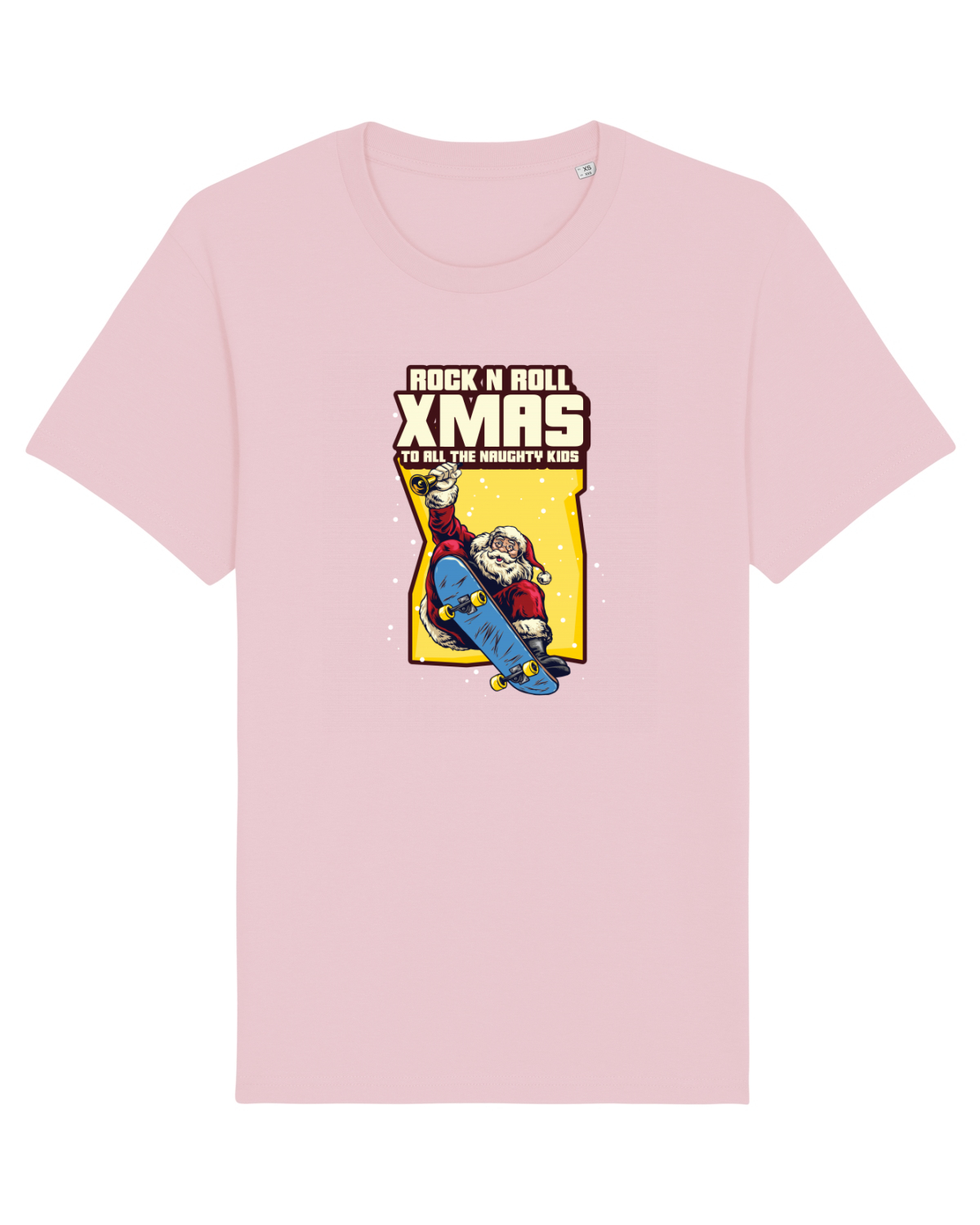 Tricou mânecă scurtă Unisex Rocker Cotton Pink