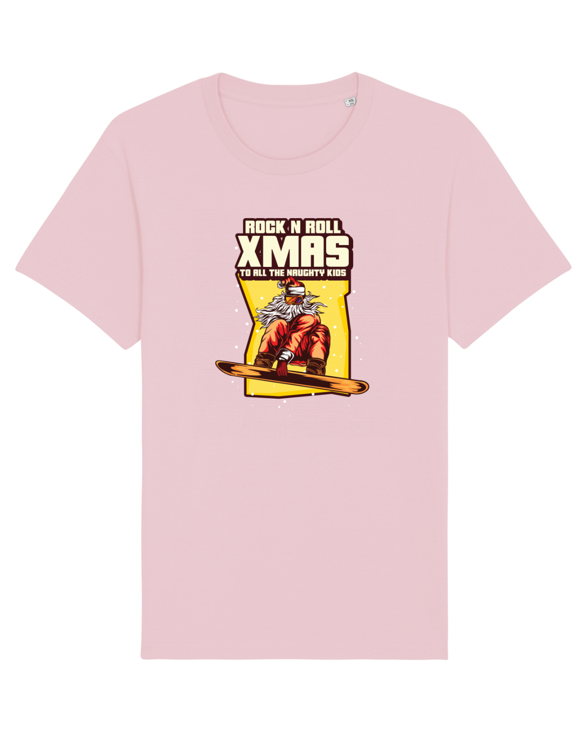 Tricou mânecă scurtă Unisex Rocker Cotton Pink