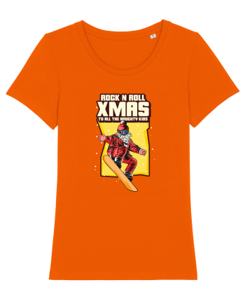 Rock n roll Christmas - Let it snow Bright Orange
