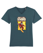 Rock n roll Christmas - Let it snow Tricou mânecă scurtă guler V Bărbat Presenter