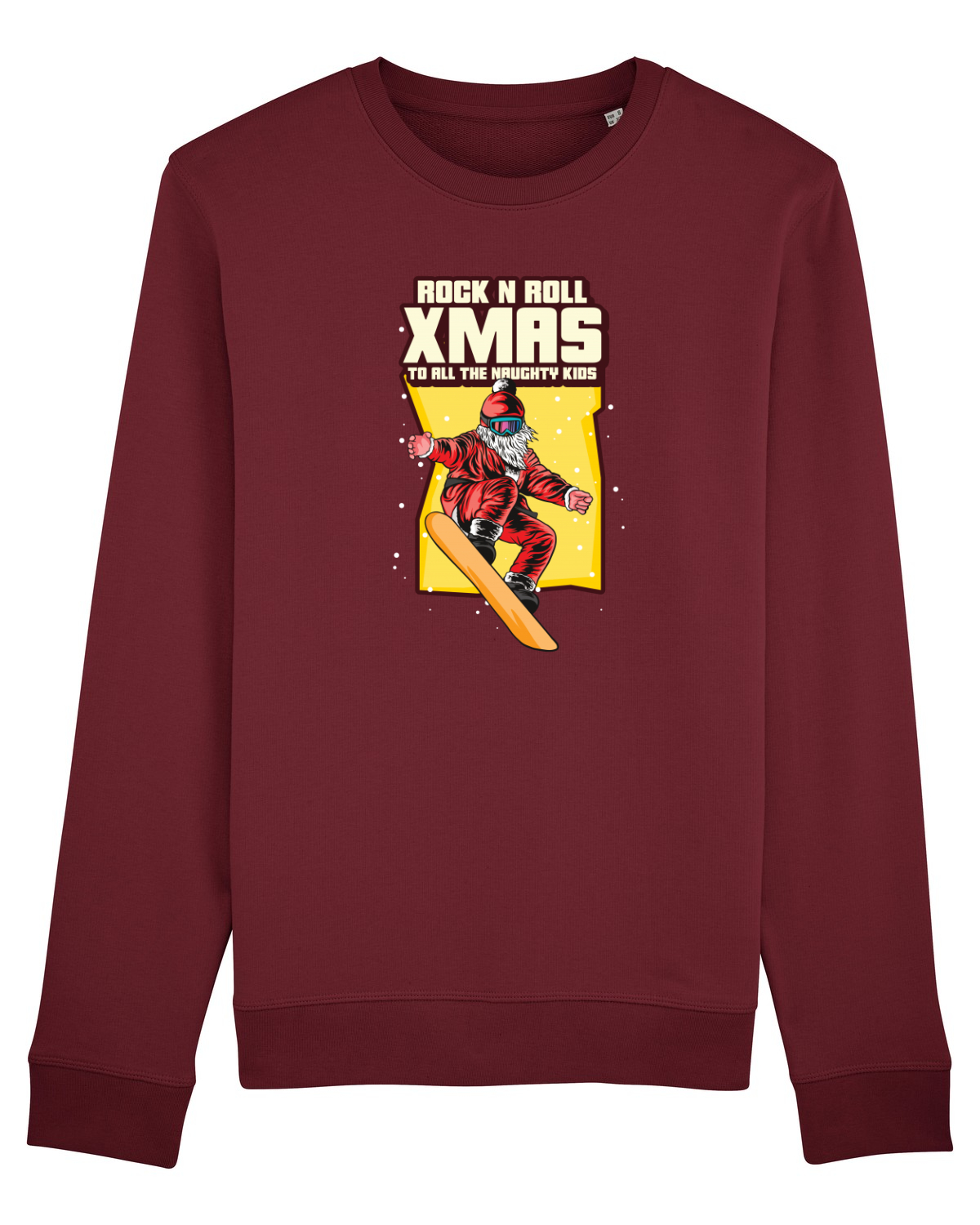 Bluză mânecă lungă Unisex Rise Burgundy
