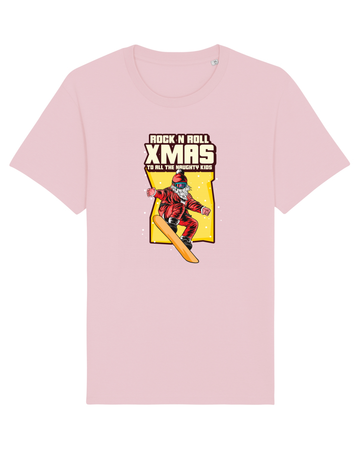 Tricou mânecă scurtă Unisex Rocker Cotton Pink