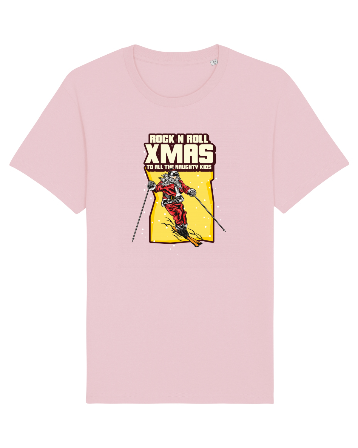 Tricou mânecă scurtă Unisex Rocker Cotton Pink