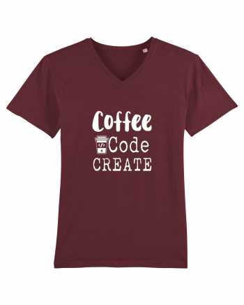 Coffee Code Create Burgundy