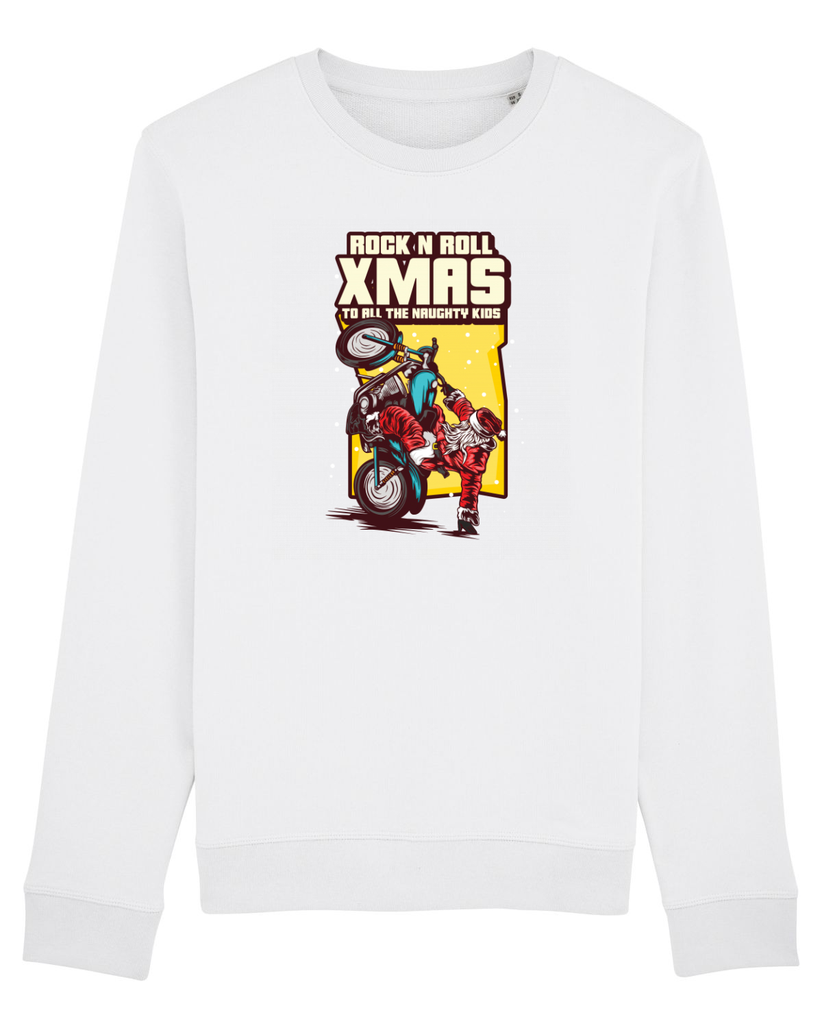 Bluză mânecă lungă Unisex Rise White