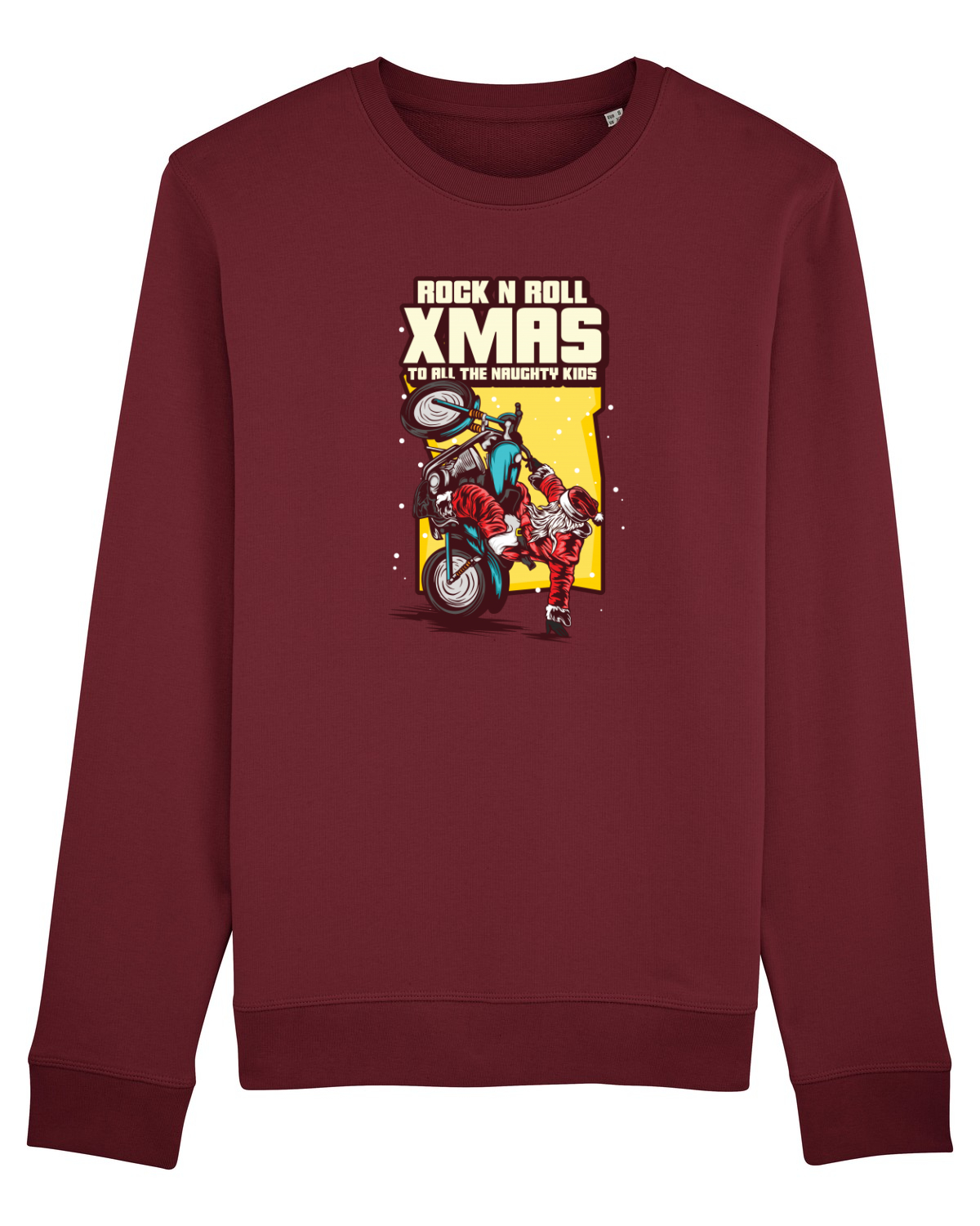 Bluză mânecă lungă Unisex Rise Burgundy