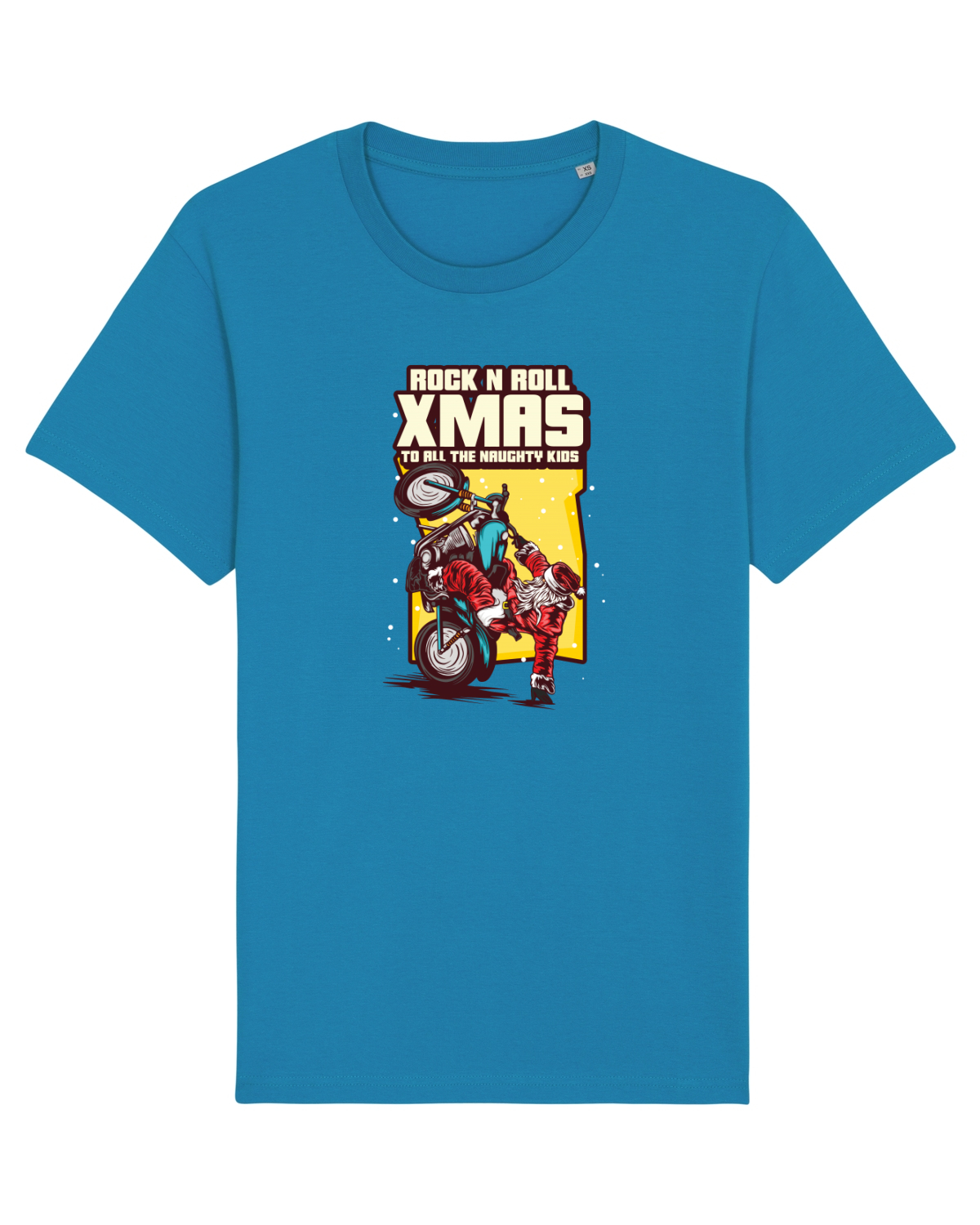 Tricou mânecă scurtă Unisex Rocker Azur
