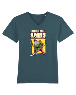 Rock n roll Christmas - Skating not hating Tricou mânecă scurtă guler V Bărbat Presenter