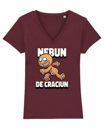 Nebun de Crăciun - Băiatul de turtă dulce Burgundy
