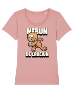 Nebun de Crăciun - Băiatul de turtă dulce Tricou mânecă scurtă guler larg fitted Damă Expresser