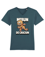 Nebun de Crăciun - Băiatul de turtă dulce Tricou mânecă scurtă guler V Bărbat Presenter