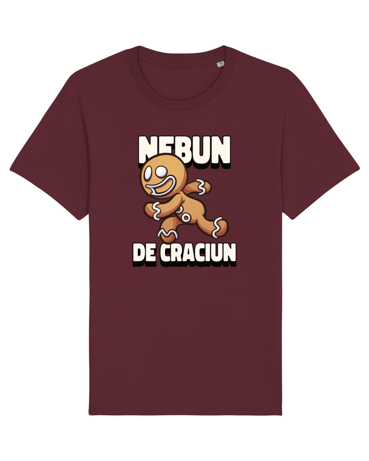 Tricou mânecă scurtă Unisex Rocker Burgundy