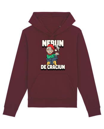 Nebun de Crăciun - Bărbat la agățat Burgundy