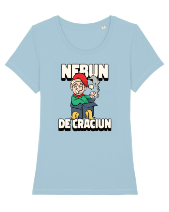 Nebun de Crăciun - Bărbat la agățat Sky Blue