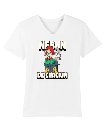 Nebun de Crăciun - Bărbat la agățat White