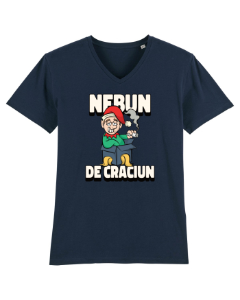 Nebun de Crăciun - Bărbat la agățat French Navy
