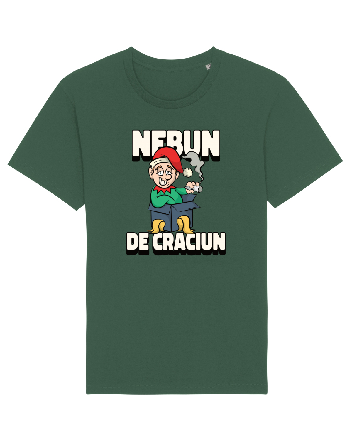 Tricou mânecă scurtă Unisex Rocker Bottle Green