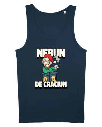 Nebun de Crăciun - Bărbat la agățat Navy