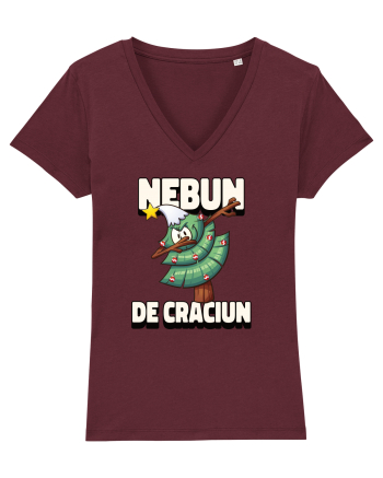 Nebun de Crăciun - Bradul de Crăciun Burgundy