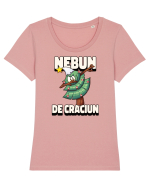 Nebun de Crăciun - Bradul de Crăciun Tricou mânecă scurtă guler larg fitted Damă Expresser