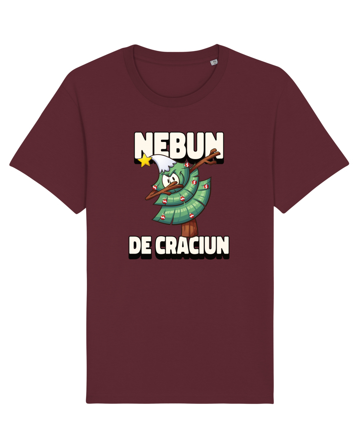 Tricou mânecă scurtă Unisex Rocker Burgundy