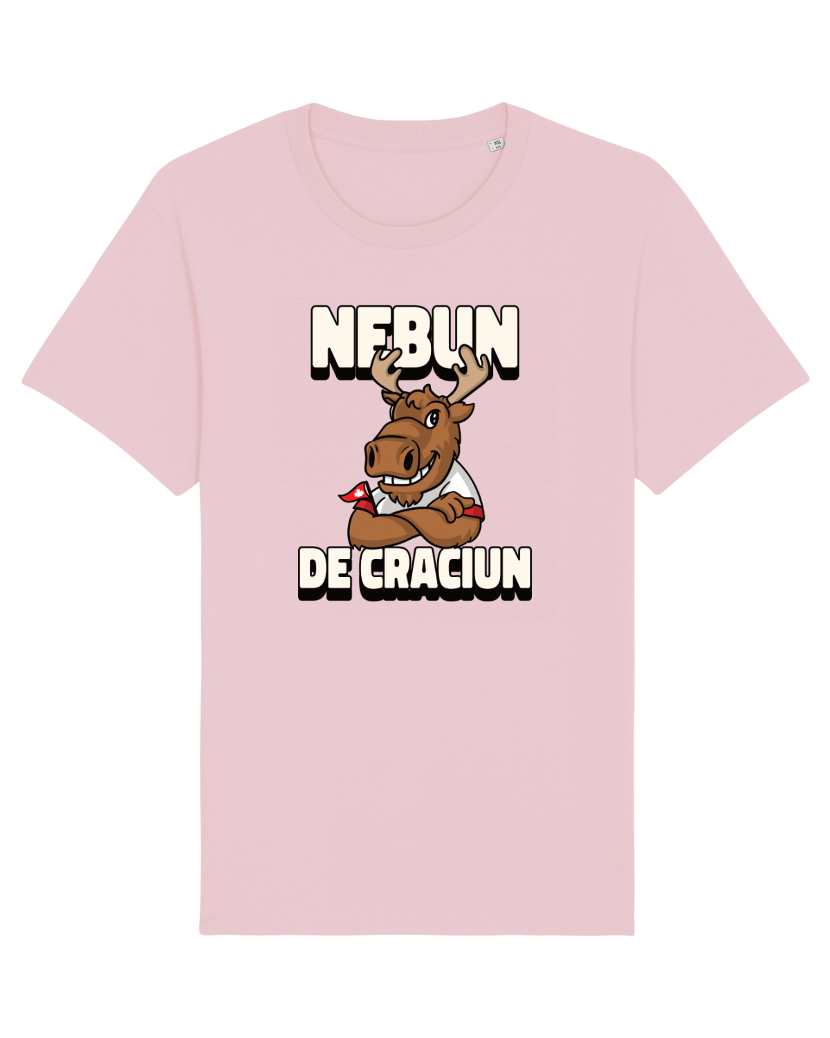 Tricou mânecă scurtă Unisex Rocker Cotton Pink