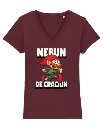 Nebun de Crăciun - Elf de Crăciun Burgundy