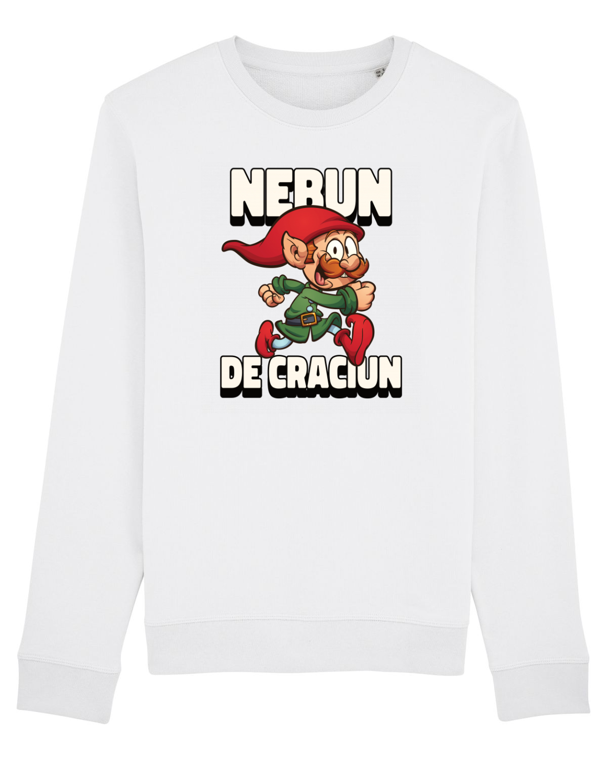Bluză mânecă lungă Unisex Rise White