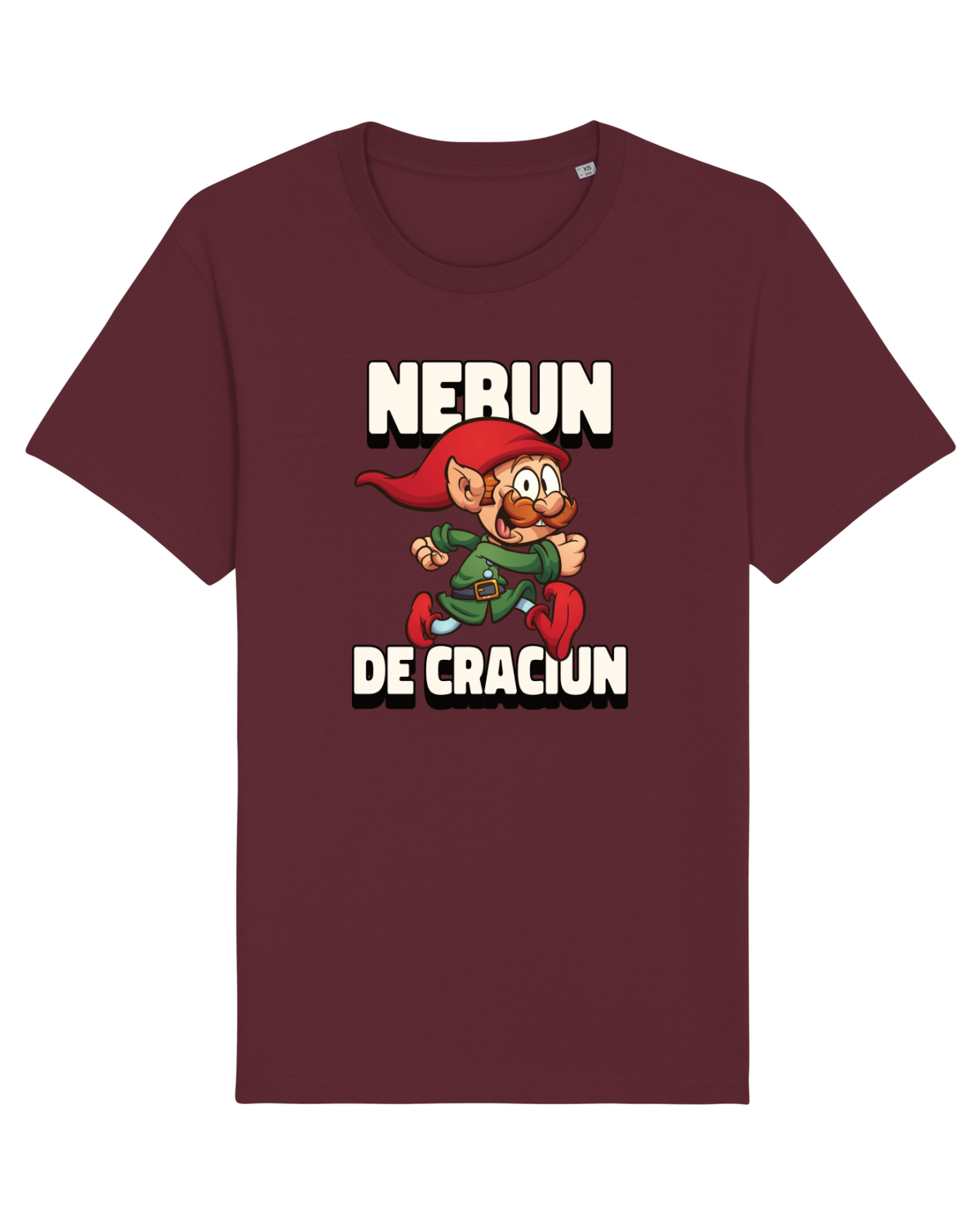 Tricou mânecă scurtă Unisex Rocker Burgundy