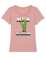Nebun de Crăciun - Elf răutăcios Tricou mânecă scurtă guler larg fitted Damă Expresser