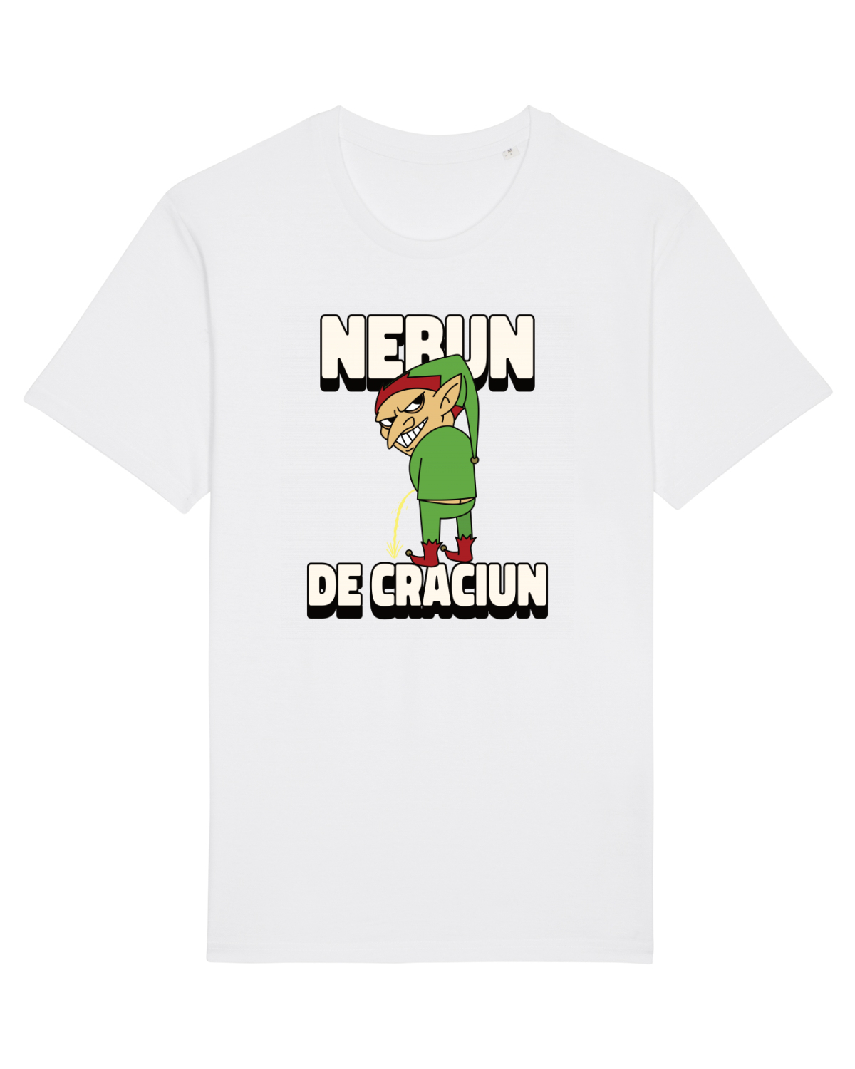 Tricou mânecă scurtă Unisex Rocker White