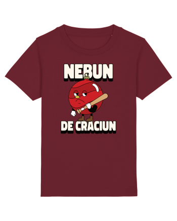 Nebun de Crăciun - Globul bătăuș Burgundy