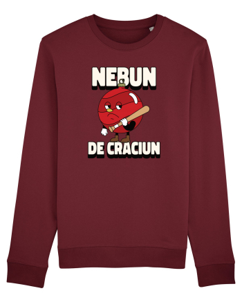 Nebun de Crăciun - Globul bătăuș Burgundy