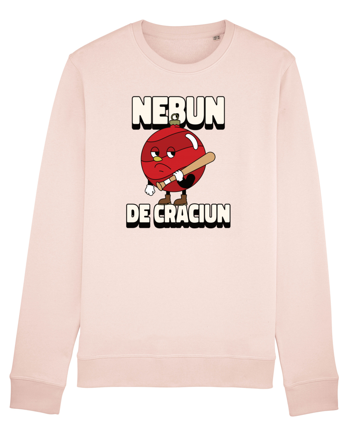 Bluză mânecă lungă Unisex Rise Candy Pink